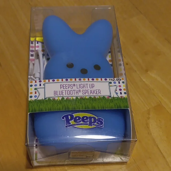 Peeps Light Up Bluetooth Speaker - Pink or Blue NWT - Picture 3 of 4